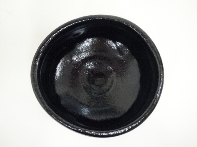 茶道具　茶碗　佐々木昭楽　黒織部共箱　美品 道具 ] - 道具 佐々木昭楽造 黒織部写茶碗（共箱） | ネット